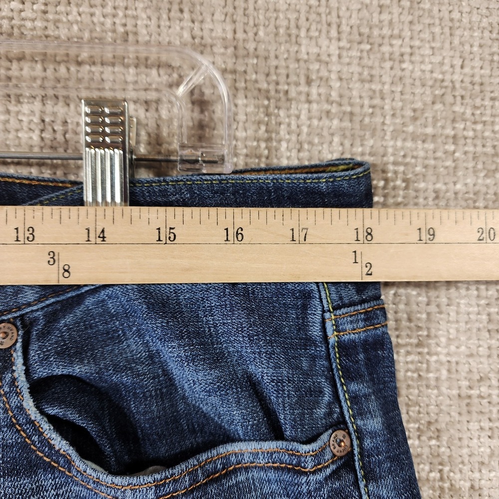 Lucky Brand 361 Vintage Straight Blue Jeans Mens 34 Blue Denim Classic 36x32 - Picture 4 of 13